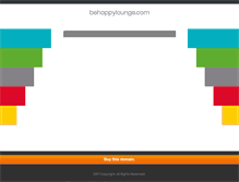 Tablet Screenshot of behappylounge.com